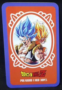 carte dragon ball z lomo card part 4 n°30-30 dbz songoku vegeta cardamehdz