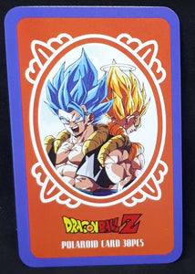 carte dragon ball z lomo card part 4 n°4-30 dbz songoku vegeta cardamehdz