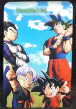 Charger l&#39;image dans la galerie, carte dragon ball z lomo card prisme n°10-30 dbz son goku &amp; vegeta &amp; trunks &amp; son goten cardamehdz point com mehdz atout