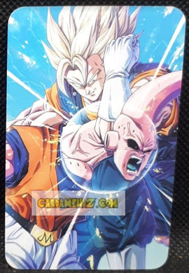 carte dragon ball z lomo card prisme n°16-30 dbz vegeto vs majin bou cardamehdz point com mehdz atout