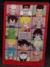 Charger l'image dans la galerie, trading card game jcc carte dragon ball Z Visual Adventure Part 3 n°156 (1992) bandai songoku krilin vegeta songohan dbz
