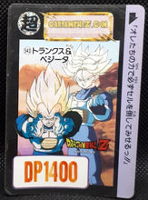 Charger l&#39;image dans la galerie, trading card game jcc carte dragon ball z Carddass Part 13 n°543 (1992) vegeta trunks dbz cardamehdz point com mehdz atout