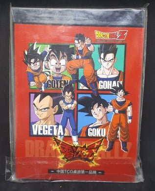 Bloc note dragon ball z trading card game dimension zero toei animation chine vegeta songoku songohan songoten 