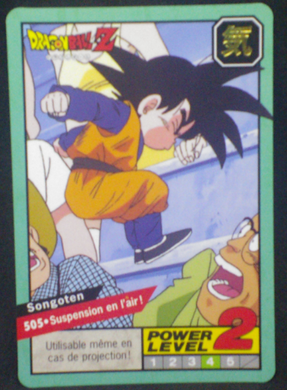 carte dragon ball z Carddass Le Grand Combat part 2 n°505