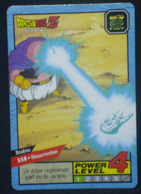 carte dragon ball z Carddass Le Grand Combat part 3 n°558 bandai 1996
