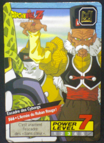 carte dragon ball z Carddass Le Grand Combat part 3 n°566 bandai 1996