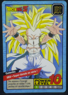 carte dragon ball z Carddass Le Grand Combat part 4 n°585 bandai 1996