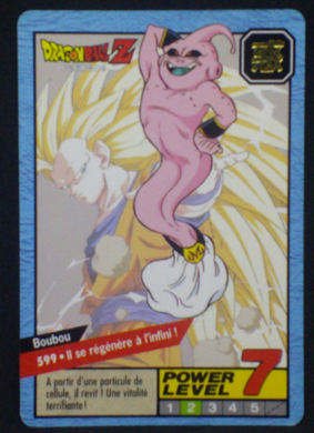 carte dragon ball z Carddass Le Grand Combat part 4 n°599 bandai 1996