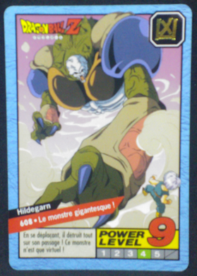 carte dragon ball z Carddass Le Grand Combat part 4 n°608 bandai 1996