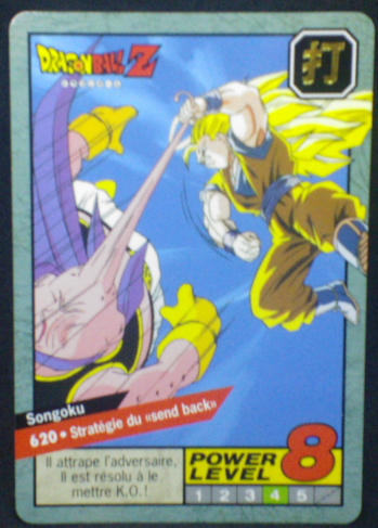 carte dragon ball z Carddass Le Grand Combat part 6 n°620 bandai 1996