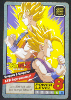 carte dragon ball z Carddass Le Grand Combat part 5 n°642 bandai 1996