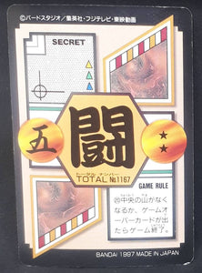 Carte Dragon Ball GT Carddass Part 29 n°167 (Total n°1167) (1997) bandai songoku piccolo dbgt 