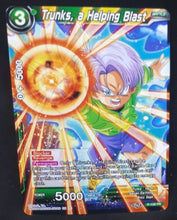 Charger l&#39;image dans la galerie, Carte Dragon Ball Super Card Game  Carte promo n°P-128 PR Bandai Trunks a helping blast dbscg hors serie cardamehdz 