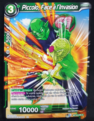Carte Dragon Ball Super Card Game FR UWS Boost Saiyan Showdown BT15-076 C (2021) bandai piccolo face à l invasion dbscg