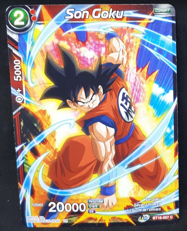 Carte Dragon Ball Super Card Game FR Unison Warrior Series Boost Set 7 BT16-007 C (2022) bandai songoku dbscg cardamehdz 