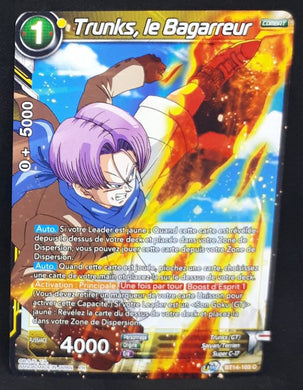 Carte Dragon Ball Super Card Game FR Unison Warrior Series Set 05 BT14-103 C bandai trunks le bagarreur dbscg cardamehdz
