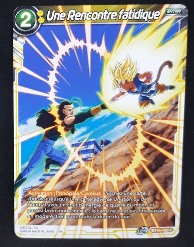 Carte Dragon Ball Super Card Game FR Unison Warrior Series Set 05 BT14-120 C bandai minoshia le frère du héros dbscg cardamehdz