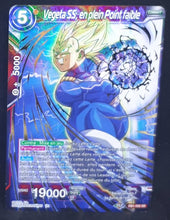 Charger l'image dans la galerie, Carte Dragon Ball Super Card Game Fr Battle Evolution Booster DB1-002 SR (foil) (2021) bandai vegeta ss en plein point faible dbscg