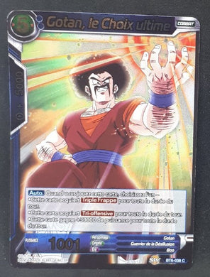 Carte Dragon Ball Super Card Game Fr Destroyer Kings BT6-038 C (foil) gotan le choix ultime dbscg 