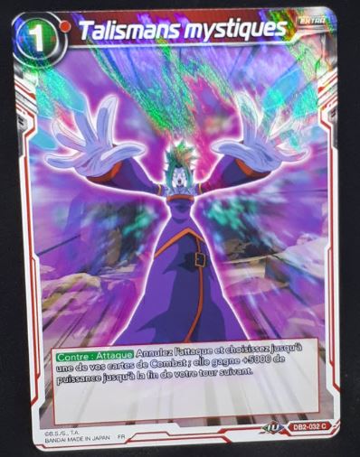 Carte Dragon Ball Super Card Game Fr Divine Multiverse DB2-032 C (2020) bandai talismans mystiques dbscg foil cardamehdz