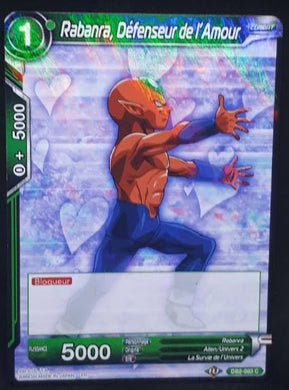 Carte Dragon Ball Super Card Game Fr Divine Multiverse DB2-083 C (2020) bandai Rabanra, Défenseur de l'Amour dbscg foil cardamehdz