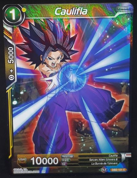 Carte Dragon Ball Super Card Game Fr Divine Multiverse DB2-101 C (2020) bandai Caulifla dbscg foil cardamehdz