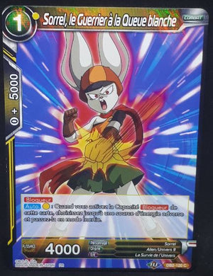 Carte Dragon Ball Super Card Game Fr Divine Multiverse DB2-120 C (2020) bandai Sorrel le Guerrier à la Queue blanche dbscg foil cardamehdz