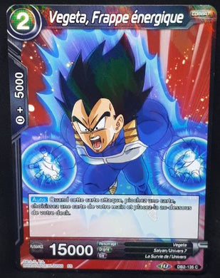 Carte Dragon Ball Super Card Game Fr Divine Multiverse DB2-135 C (2020) bandai vegeta frappe energique dbscg foil cardamehdz