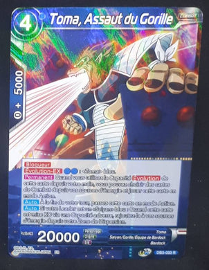 Carte Dragon Ball Super Card Game Fr Giant Force DB3-033 R (2020) bandai toma assaut du gorille dbscg cardamehdz 