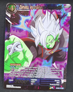 Carte Dragon Ball Super Card Game Fr Gift Box EX03-11 Foil zamasu les chaines de l immortalité dbs 