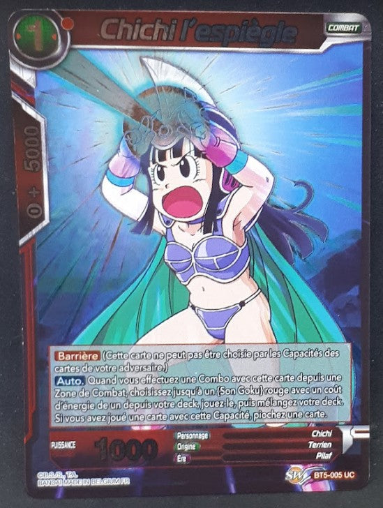 Carte Dragon Ball Super Card Game Fr Miraculous Revival BT5-005 UC (foil) chichi l espiegle dbscg 