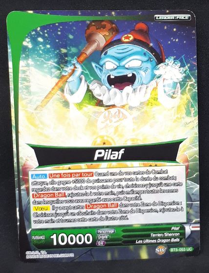 Carte Dragon Ball Super Card Game Fr Miraculous Revival BT5-053 UC (2020) bandai pilaf et songoku le petit guerrier dbscg 