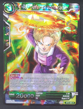 Charger l&#39;image dans la galerie, Carte Dragon Ball Super Card Game Fr Miraculous Revival BT5-065 R (foil) c 18 defense implacable dbscg 