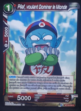 Carte Dragon Ball Super Card Game Fr Rise of the Unison Warrior BT10-019 C (2020) bandai pilaf voulant dominer le monde dbscg cardamehdz