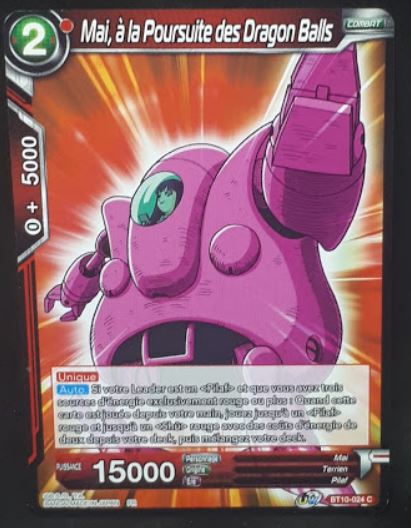 Carte Dragon Ball Super Card Game Fr Rise of the Unison Warrior BT10-024 C (2020) bandai Mai a la poursuite des dragon balls dbscg cardamehdz