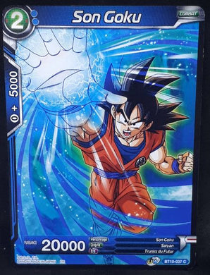Carte Dragon Ball Super Card Game Fr Rise of the Unison Warrior BT10-037 C (2020) bandai Songoku dbscg cardamehdz