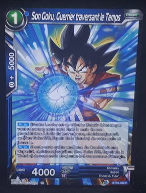 Carte Dragon Ball Super Card Game Fr Rise of the Unison Warrior BT10-038 C (2020) bandai songoku guerrier traversant le temps dbscg cardamehdz