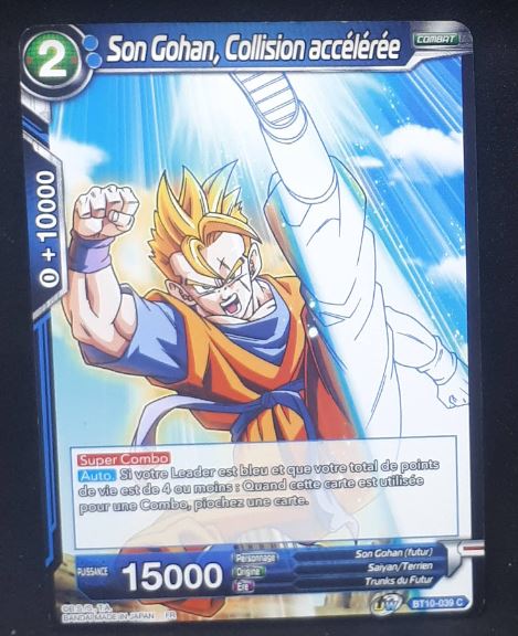 Carte Dragon Ball Super Card Game Fr Rise of the Unison Warrior BT10-039 C (2020) bandai songohan collision acceleree dbscg cardamehdz