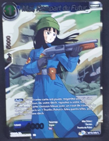 Carte Dragon Ball Super Card Game Fr Rise of the Unison Warrior BT10-048 C (2020) bandai Mai rempart du futur dbscg foil cardamehdz