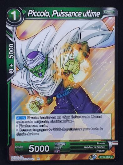 Carte Dragon Ball Super Card Game Fr Rise of the Unison Warrior BT10-069 C (2020) bandai piccolo puissance ultime dbscg 