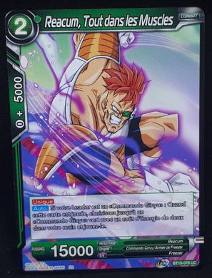 Carte Dragon Ball Super Card Game Fr Rise of the Unison Warrior BT10-078 UC (2020) bandai reacum tout dans les muscles dbscg cardamehdz