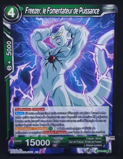 Carte Dragon Ball Super Card Game Fr Rise of the Unison Warrior BT10-087 C (2020) bandai freezer le fomentateur de puissance dbscg 