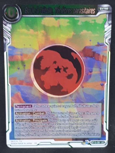 Carte Dragon Ball Super Card Game Fr Rise of the Unison Warrior BT10-091 UC (2020) bandai boule a 1 étoile tenebres parasitaires dbscg foil cardamehdz