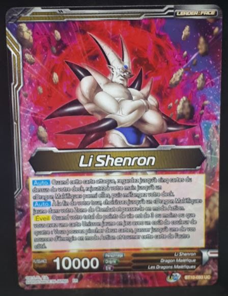Carte Dragon Ball Super Card Game Fr Rise of the Unison Warrior BT10-093 UC (2020) bandai li shenron dbscg cardamehdz