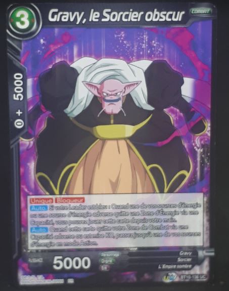 Carte Dragon Ball Super Card Game Fr Rise of the Unison Warrior BT10-138 UC (2020) bandai gravy le sorcier obscure dbscg cardamehdz