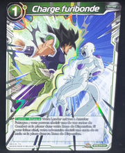 Charger l&#39;image dans la galerie, Carte Dragon Ball Super Card Game Fr Rising Broly BT6-078 ST (2019) (foil) bandai charge furibonde dbscg