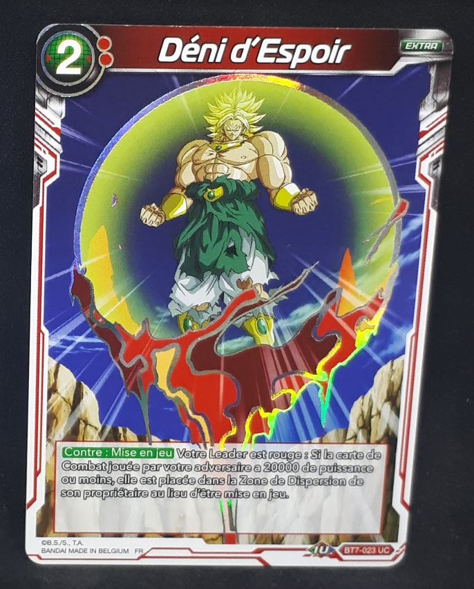 Carte Dragon Ball Super Card Game Fr Saiyan Legacy BT7-023 UC (2019) (foil) bandai deni d espoir dbscg
