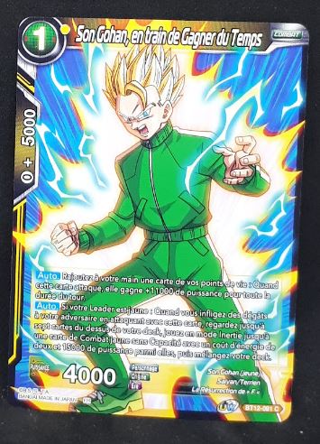 Carte Dragon Ball Super Card Game Fr Unison Warrior Series Set 03 Vicious Rejuvenation BT12-091 C (2021) bandai songohan en train de gagner du temps dbscg 