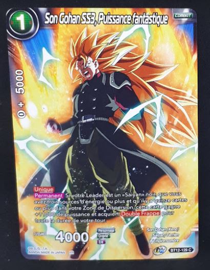 Carte Dragon Ball Super Card Game Fr Unison Warrior Series Set 03 Vicious Rejuvenation BT12-129 C (2021) bandai songohan ss3 puissance fantastique dbscg 
