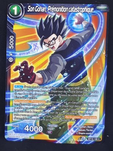 Carte Dragon Ball Super Card Game Fr Unison Warrior Series Set 03 Vicious Rejuvenation BT12-130 C (2021) bandai songohan prémonition catastrophique dbscg 